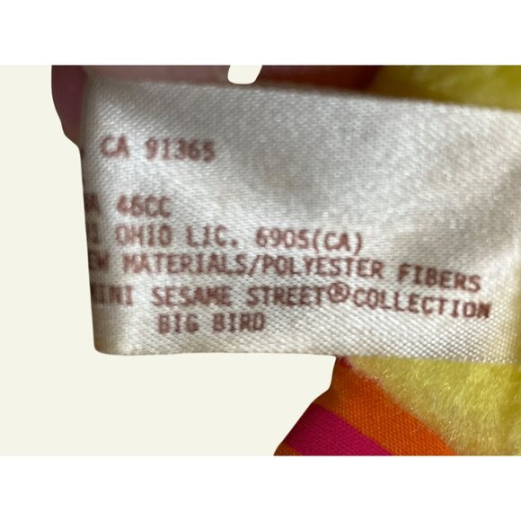Applause Big Bird Plush 9" Yellow Stuffed Animal Sesame Street Collectible Toy - Picture 7 of 8